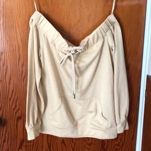 Off the shoulder sweater